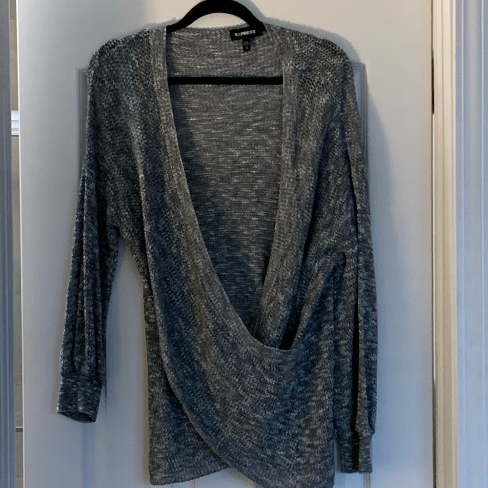 Cross front sweater from Express